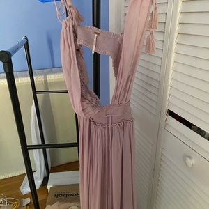 Free People maxi dress in lilac